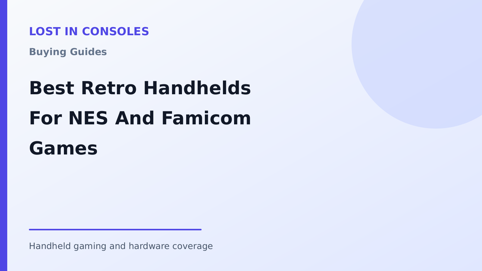 Best Retro Handhelds For NES And Famicom Games