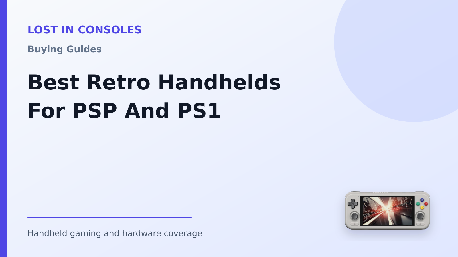 Best Retro Handhelds For PSP And PS1