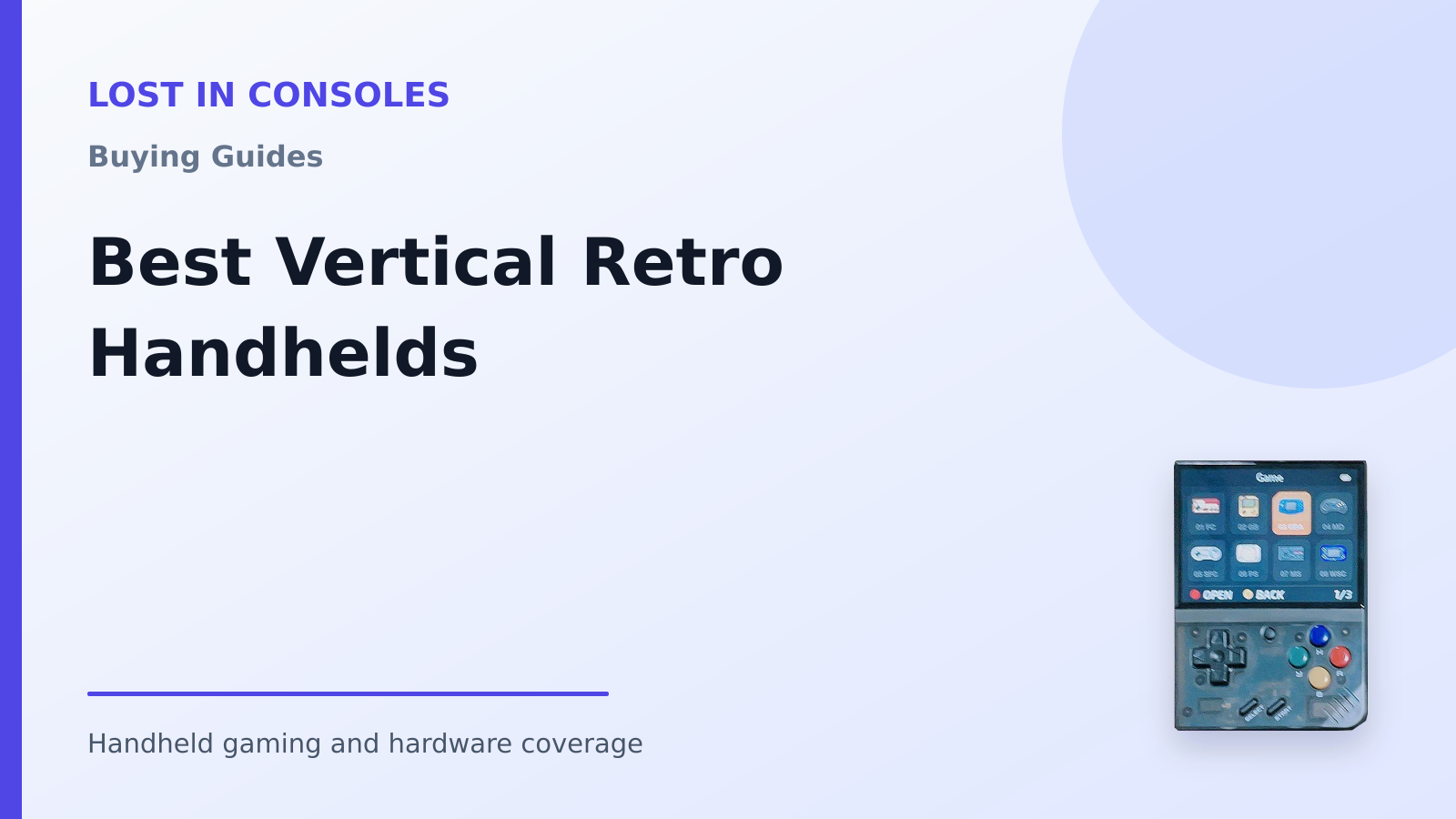 Best Vertical Retro Handhelds