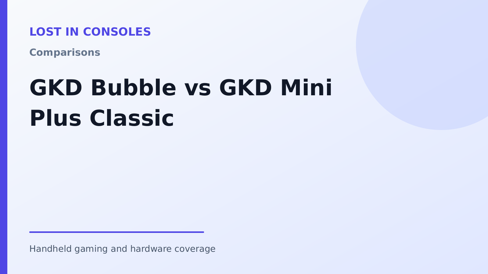 GKD Bubble vs GKD Mini Plus Classic
