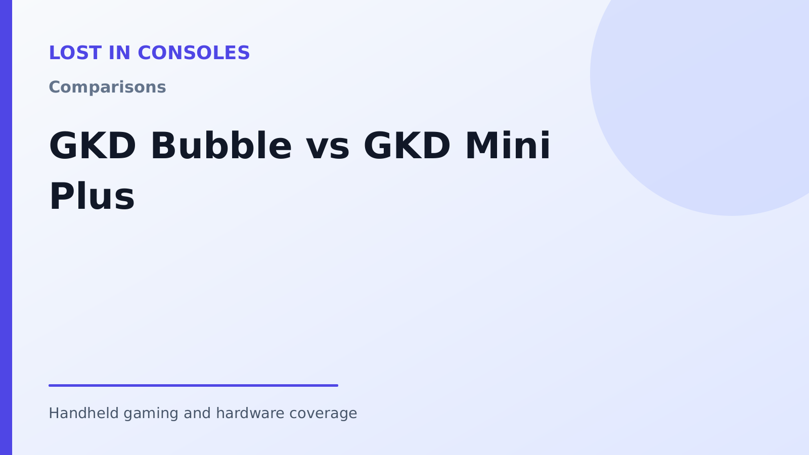 GKD Bubble vs GKD Mini Plus