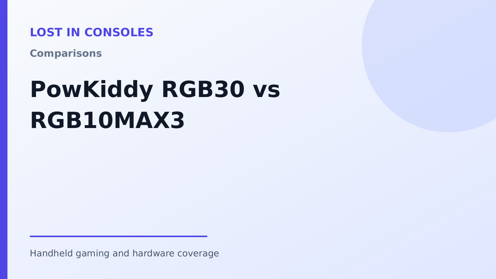 PowKiddy RGB30 vs RGB10MAX3