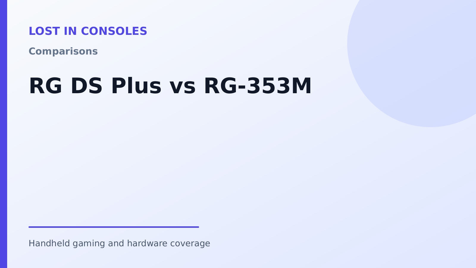 RG DS Plus vs RG-353M