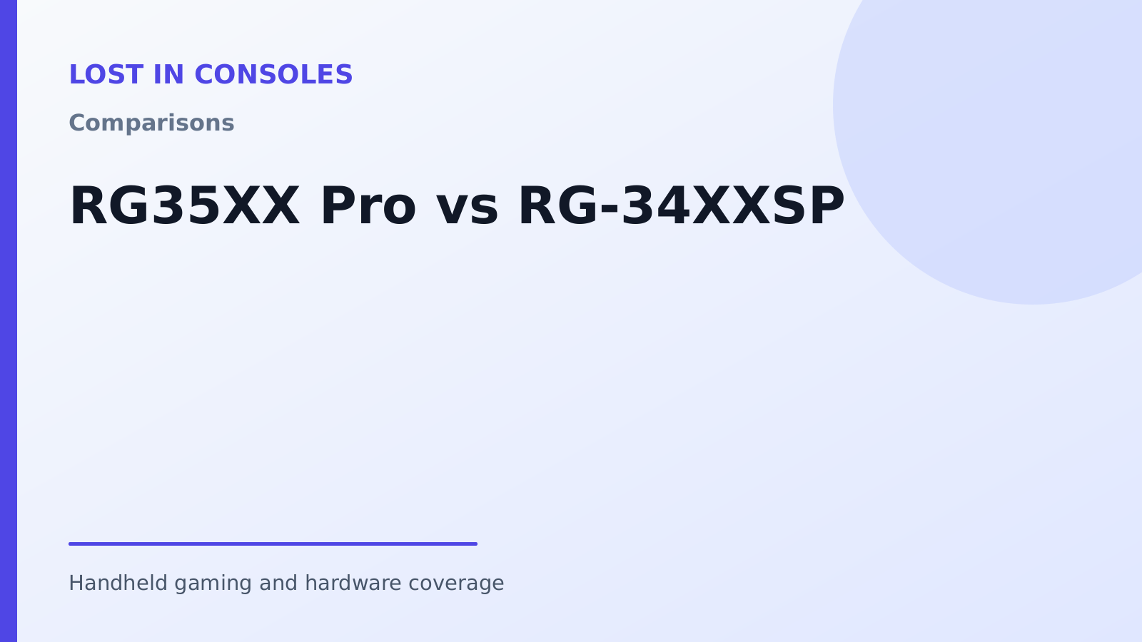 RG35XX Pro vs RG-34XXSP