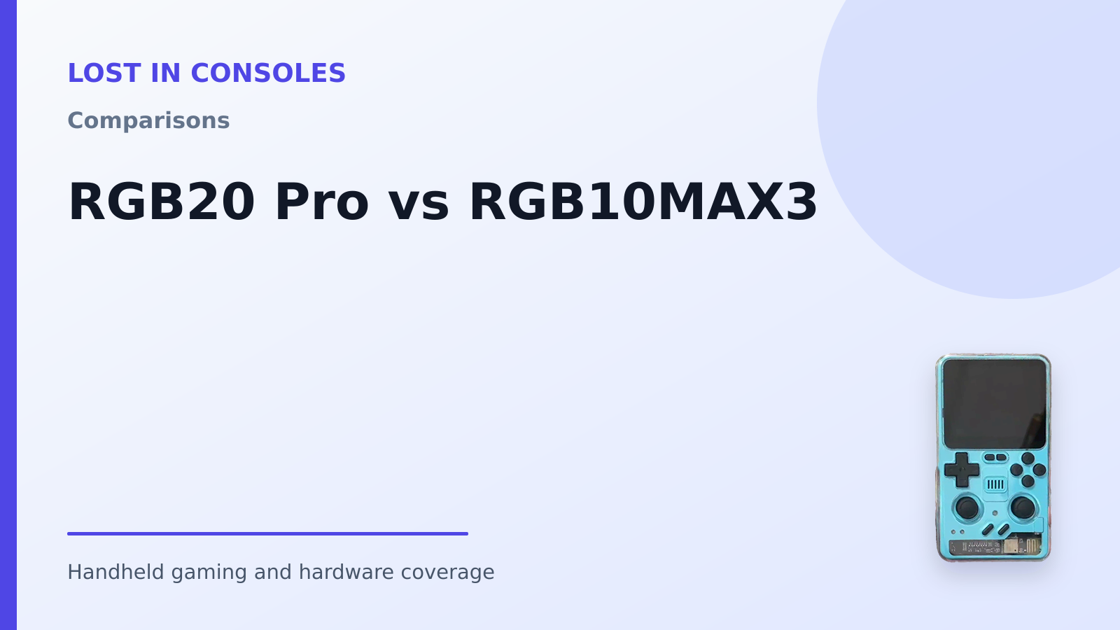 RGB20 Pro vs RGB10MAX3