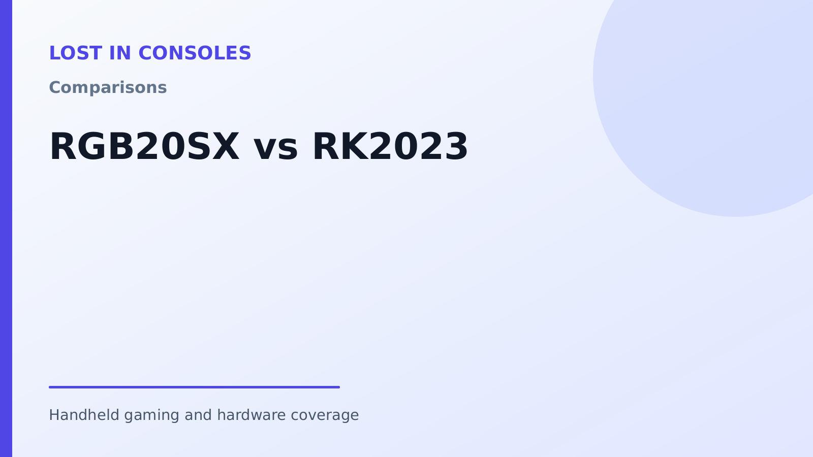 RGB20SX vs RK2023