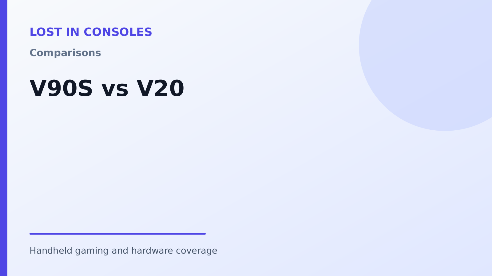 V90S vs V20