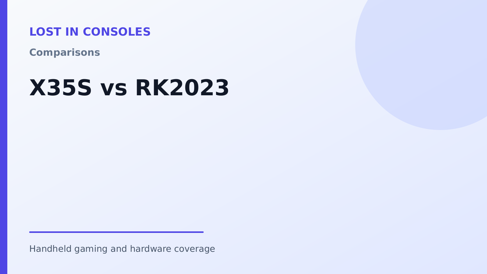 X35S vs RK2023